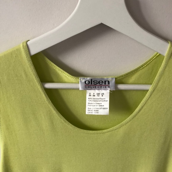 OlSEN WOOMEN’S TANK TOP , PLAIN SCOOP NECK,SLEEVELESS - Picture 1 of 8